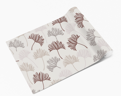 Light Brown Dandelion Blooms Self Adhesive Vinyl