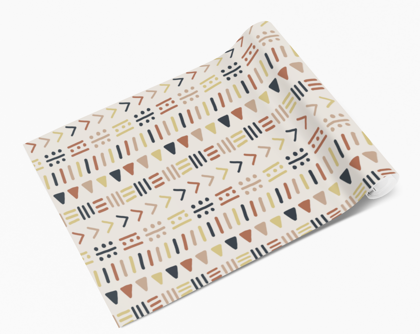 Lines Arrows Dots Neutral Pattern Vinyl Furniture Wrap