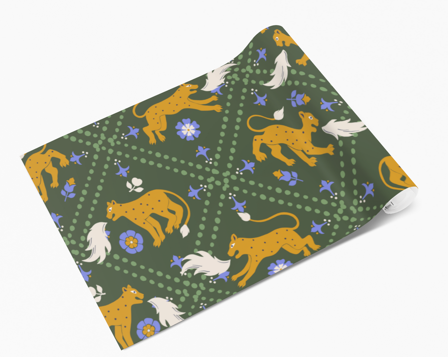 Green Lion Diamond Design Self Adhesive Vinyl