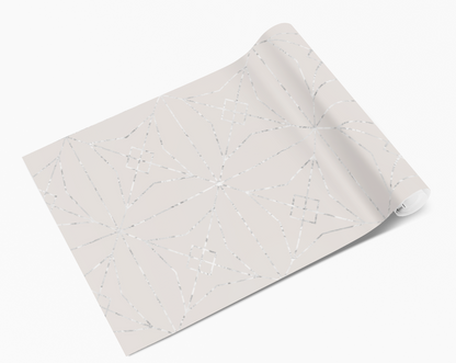 Cream Star Tile Pattern Vinyl Furniture Sticker