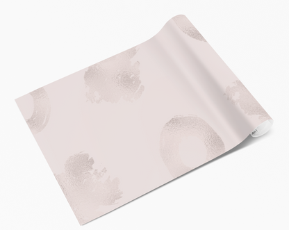 Blush Pink Subtle Blobs Self Adhesive Vinyl