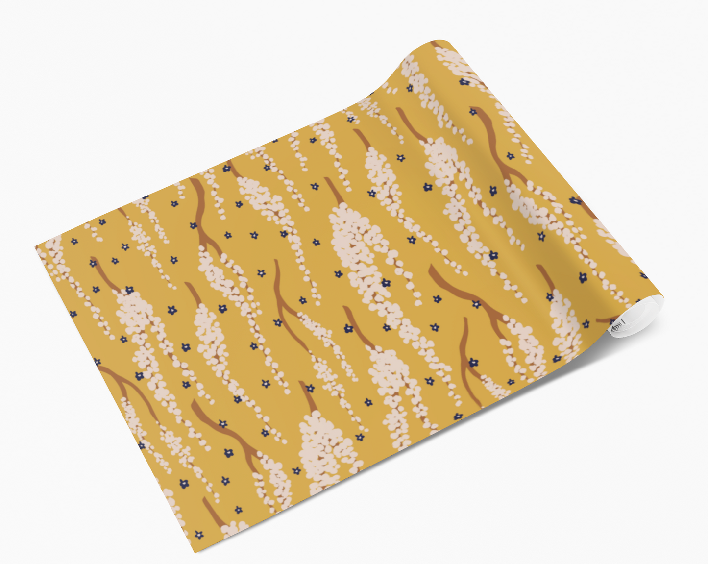 Yellow Wisteria Flower Self Adhesive Vinyl