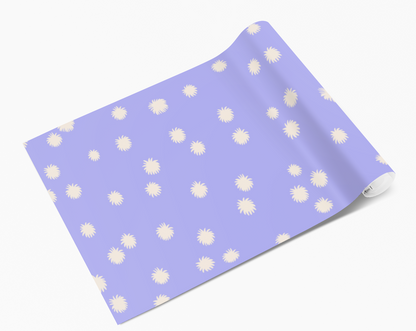Pastel Blue Mini Daisy Flowers Self Adhesive Vinyl