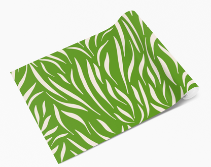 Green Wavy Grass Blades Self Adhesive Vinyl