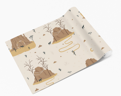 Desert Mountains Cactus Self Adhesive Vinyl