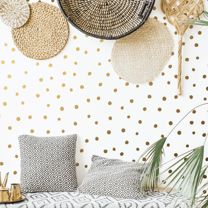 What Size are the Gold Polka Dot Stickers for Walls: Perfect Dimensions Revealed