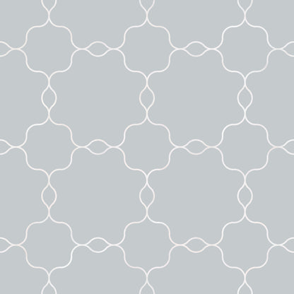 Grey Cog Tile Design Self Adhesive Vinyl