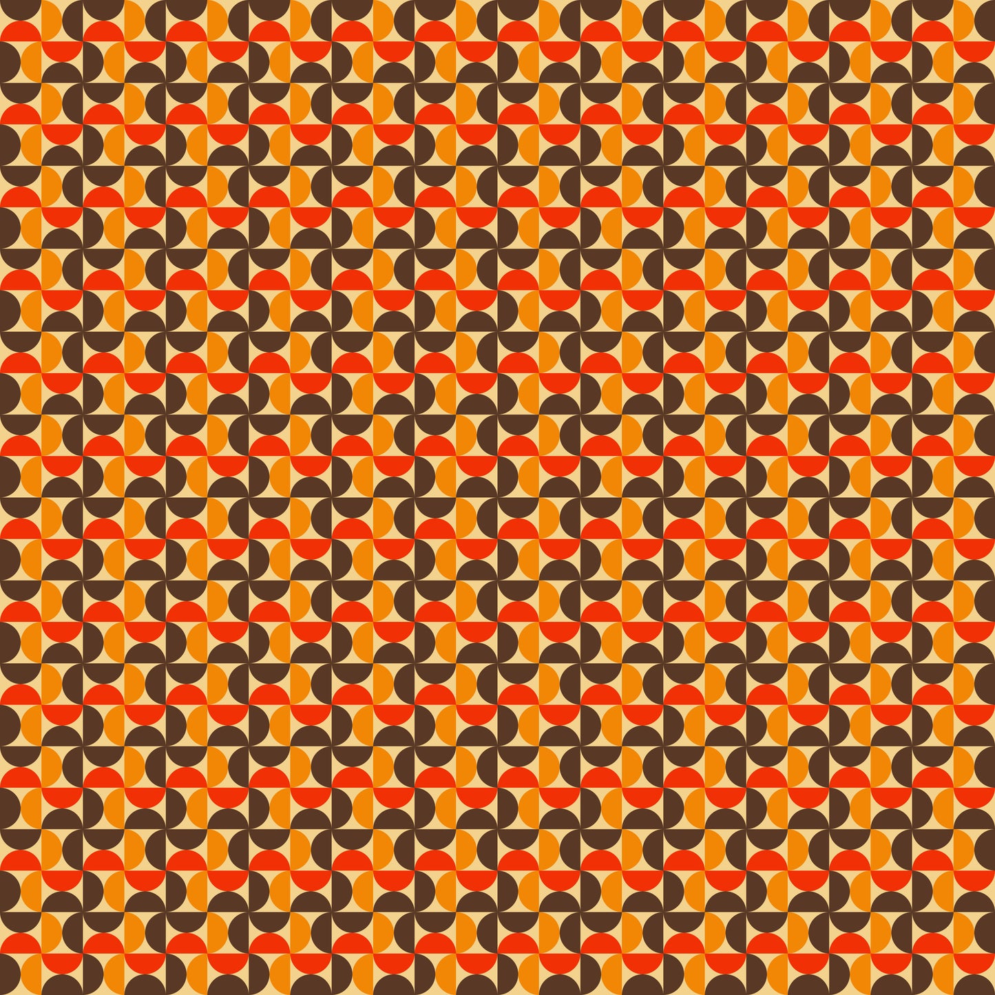 Retro Print Mini Pinwheels Vinyl Furniture Wrap