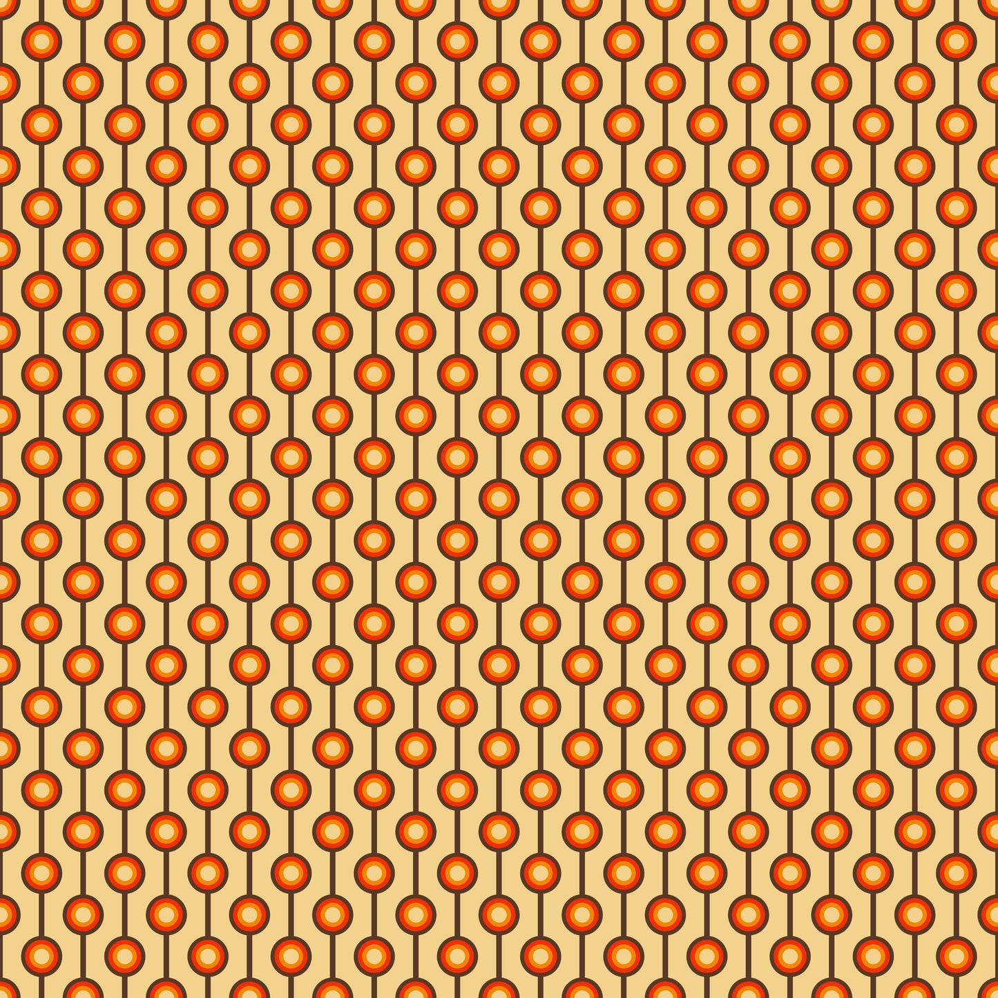 Bobble String Retro Print Self Adhesive Vinyl