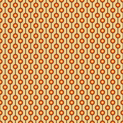 Bobble String Retro Print Self Adhesive Vinyl