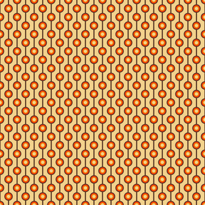 Bobble String Retro Print Self Adhesive Vinyl