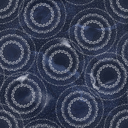 Navy Galaxy Circles Vinyl Furniture Wrap