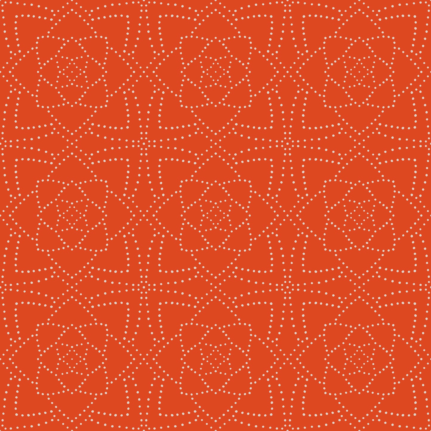 Orange Dotty Pattern Self Adhesive Vinyl
