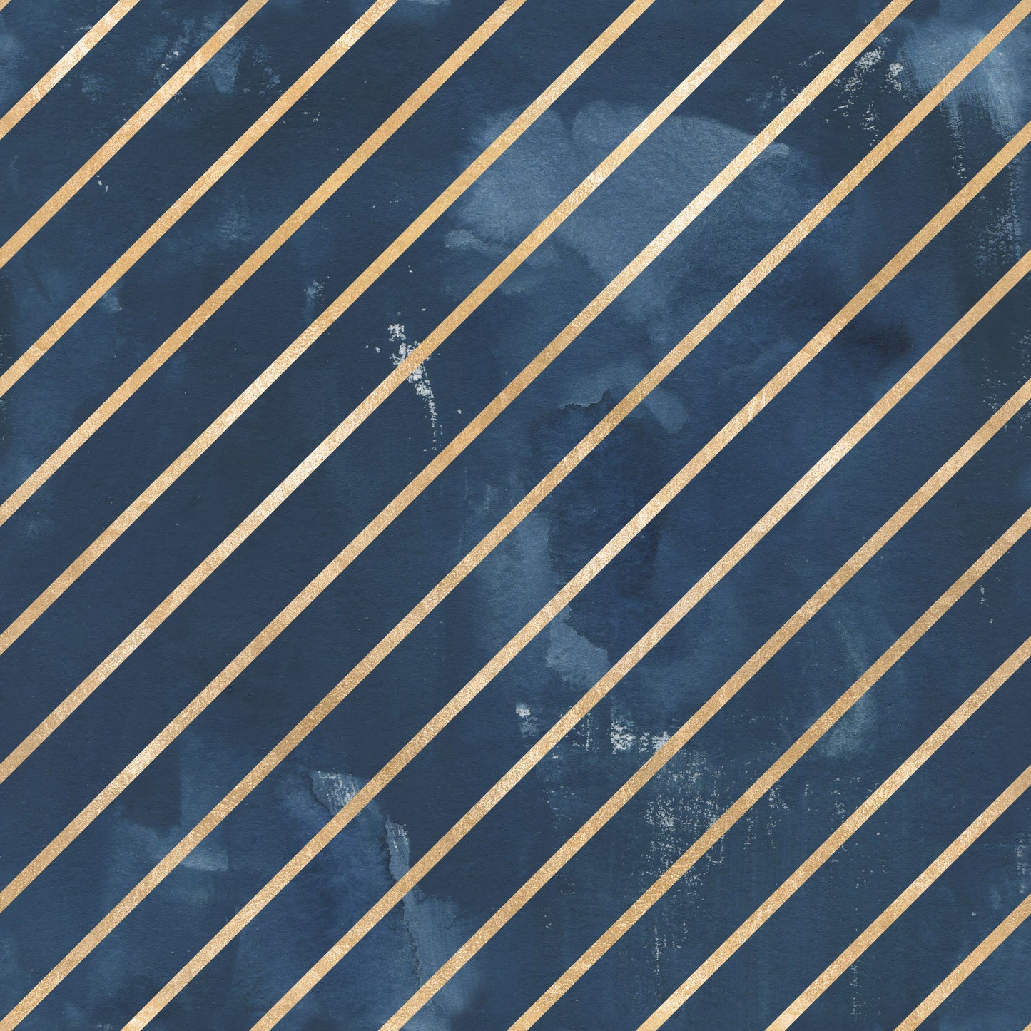 Navy Gold Stripes Self Adhesive Vinyl