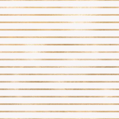 White & Gold Stripes Vinyl Furniture Wrap