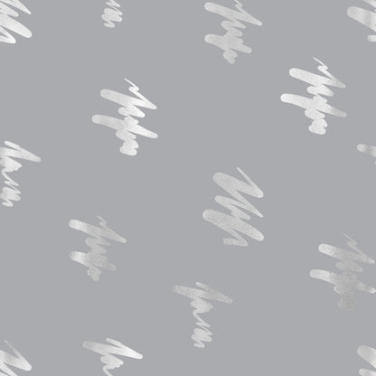 Grey & Silver Scribble Vinyl Furniture Wrap