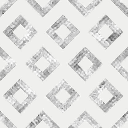 White & Grey Diamond Squares Vinyl Furniture Sticker