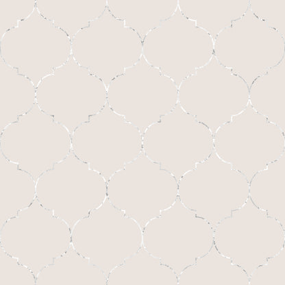 Blush Pink Art Deco Pattern Self Adhesive Vinyl
