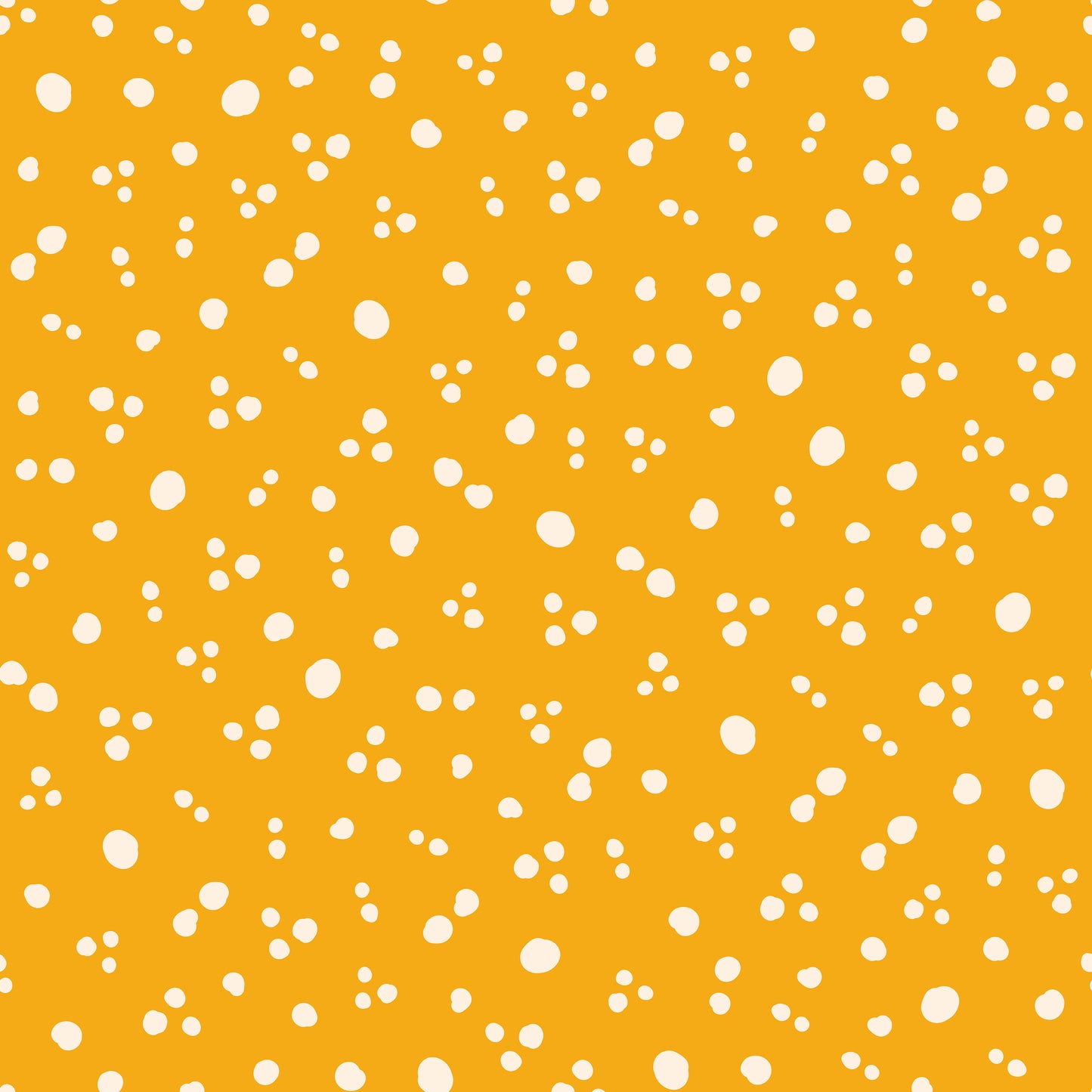 Mustard Ditsy Dots Vinyl Furniture Sticker