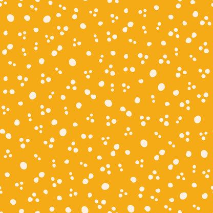 Mustard Ditsy Dots Vinyl Furniture Sticker