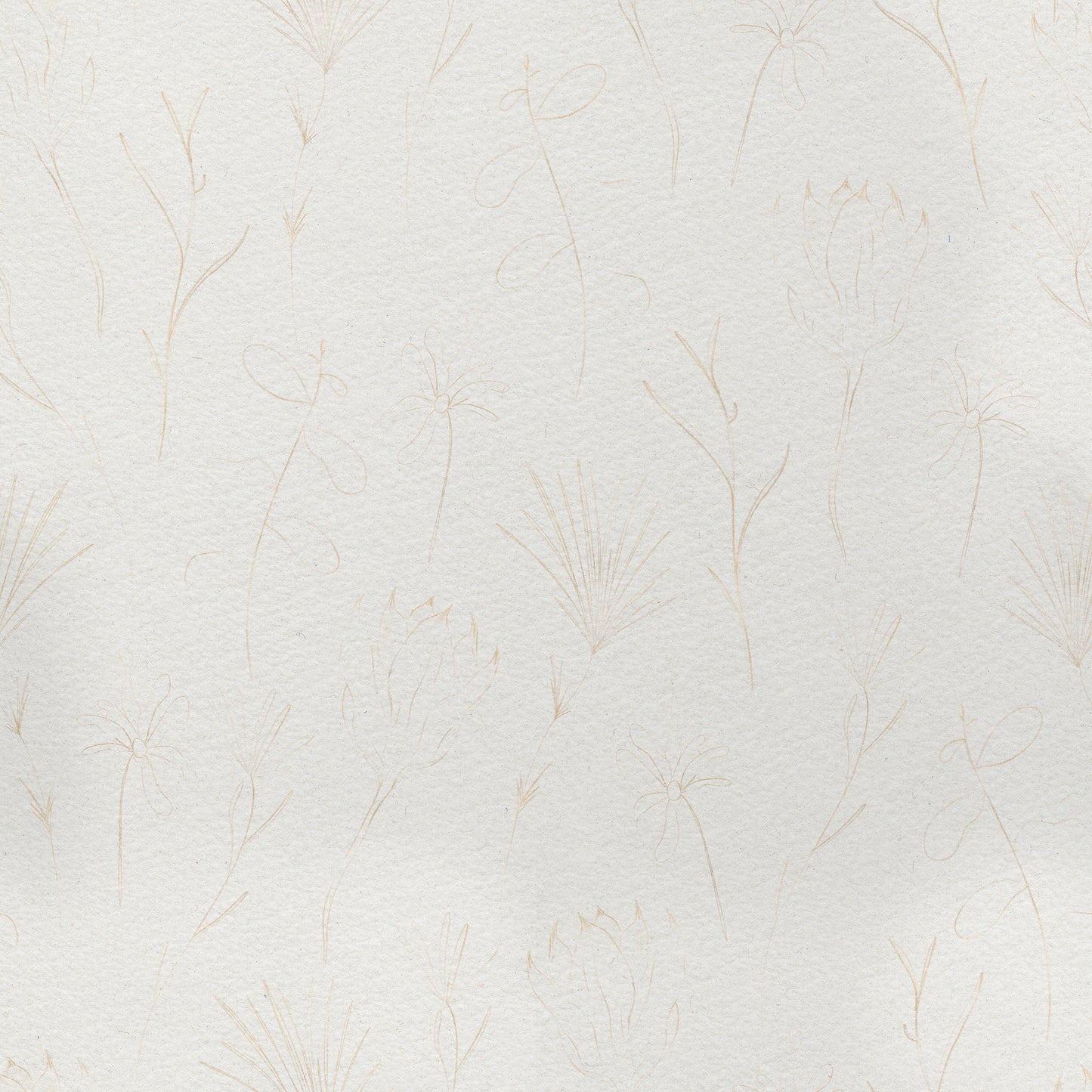 Subtle Cream Grass Wisps Self Adhesive Vinyl