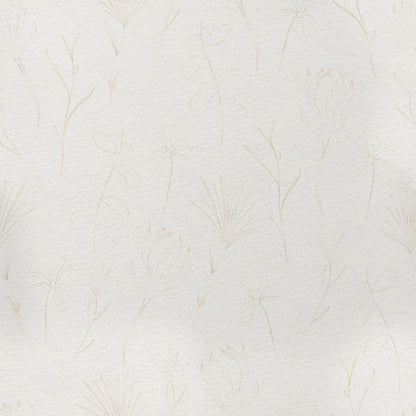 Subtle Cream Grass Wisps Self Adhesive Vinyl