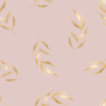 Blush Pink Gold Leaf  Self Adhesive Vinyl