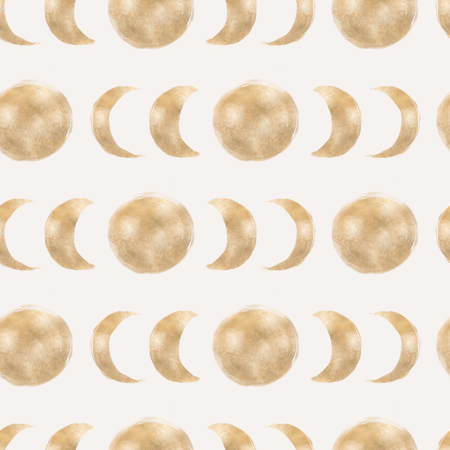 Beige Eclipse Moon Cycle Self Adhesive Vinyl Wrap