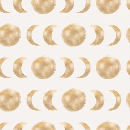 Beige Eclipse Moon Cycle Self Adhesive Vinyl Wrap