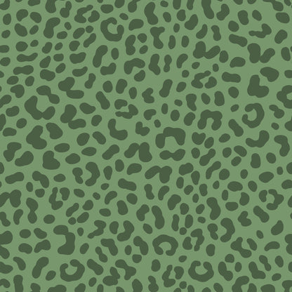 Green Leopard print Vinyl Furniture Wrap