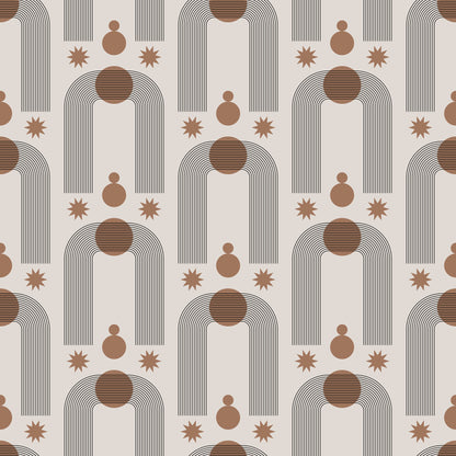 Art Deco Print Vinyl Furniture Sticker