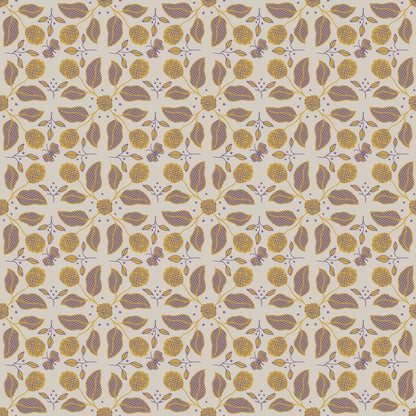 Stoney Yellow Mini Leaf Tiles Self Adhesive Vinyl