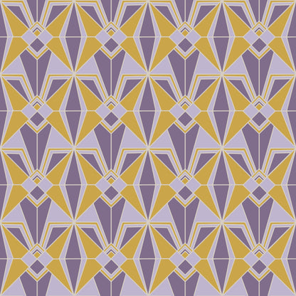 Abstract Grey & Yellow Pattern Self Adhesive Vinyl