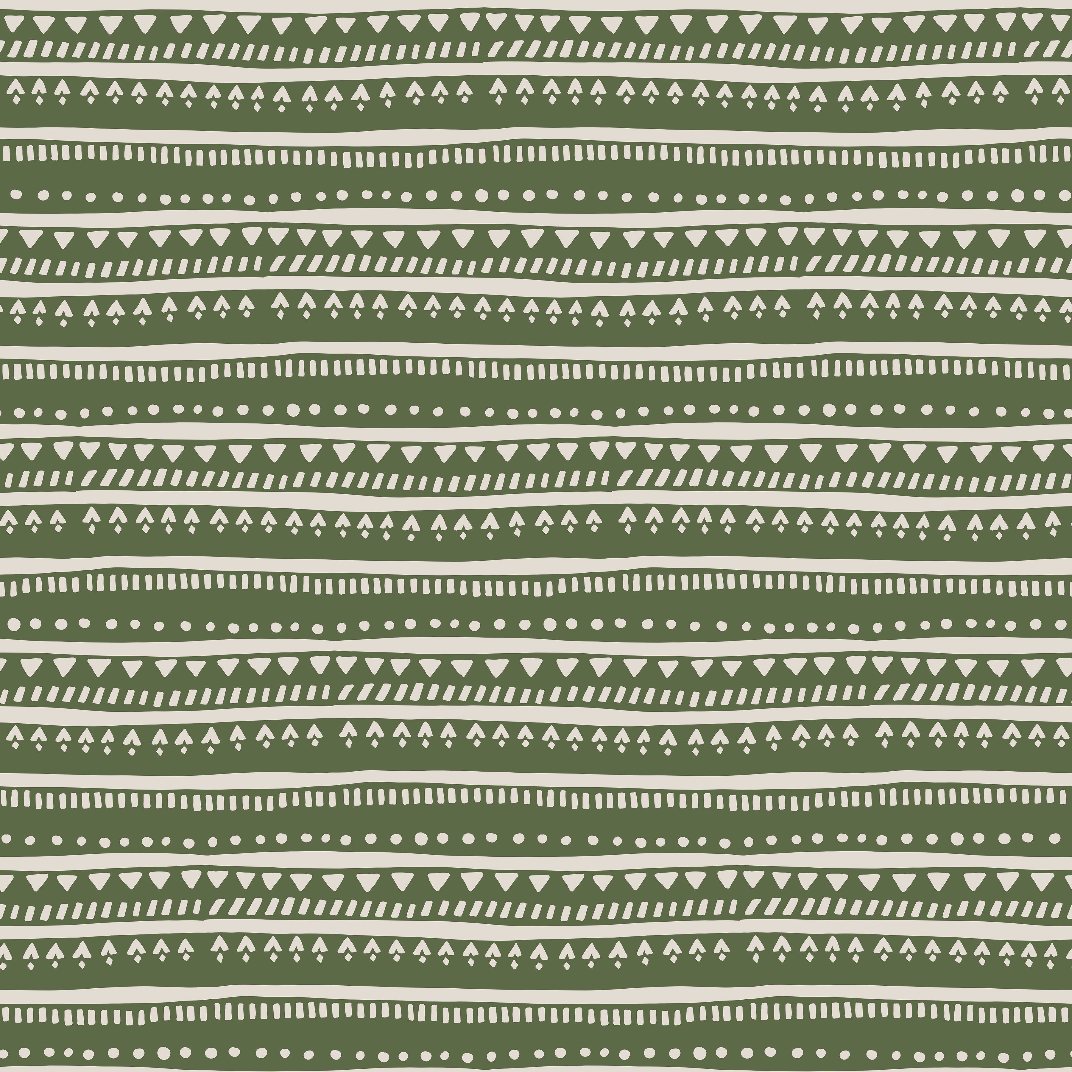 Green Aztec Linier Lines Self Adhesive Vinyl