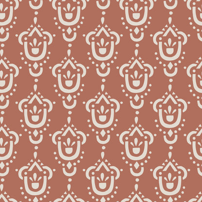 Terracotta Symbol Print Self Adhesive Vinyl