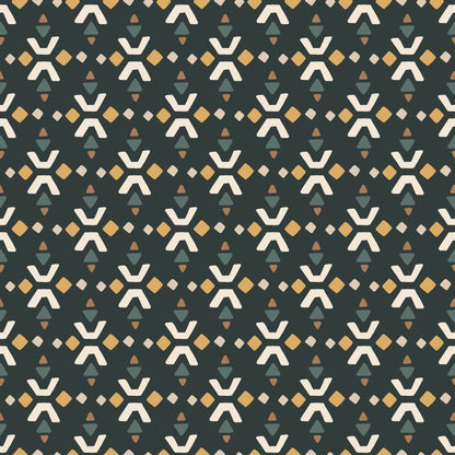 Dark Green Abstract Pattern Self Adhesive Vinyl
