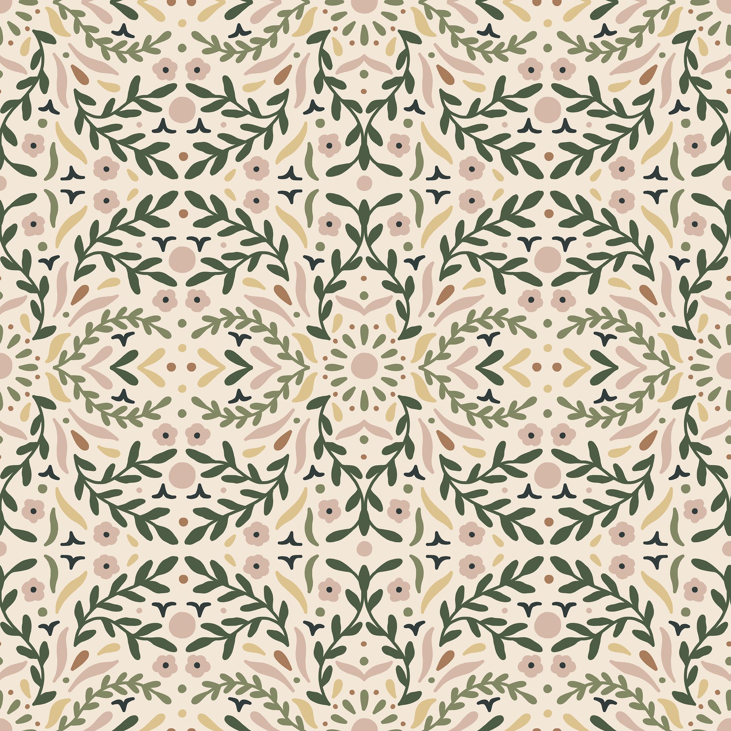 Stoney Greenery Vines Vinyl Furniture Sticker