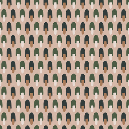 Taupe Green Mini Blob Sticks Self Adhesive Vinyl