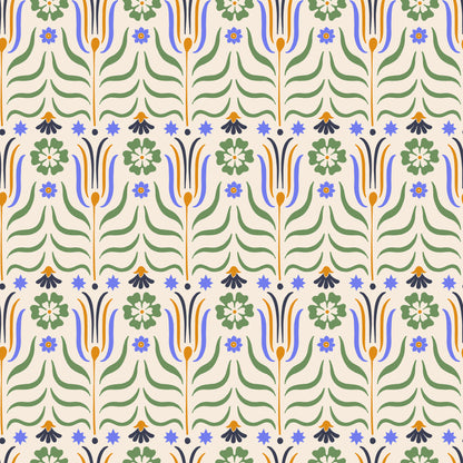Fine Line Tulip Rosette Self Adhesive Vinyl