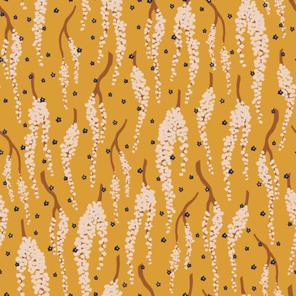 Yellow Wisteria Flower Self Adhesive Vinyl