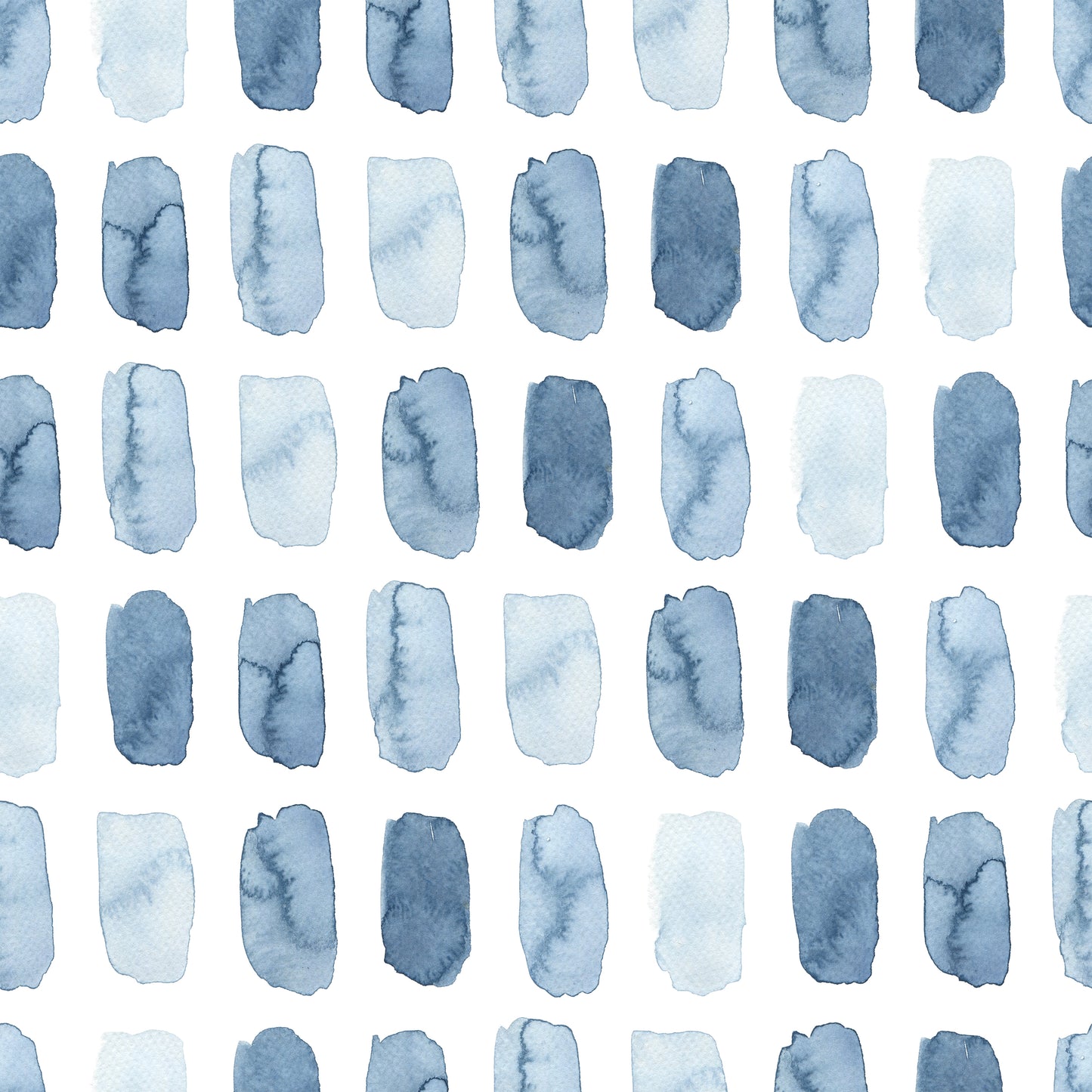 Navy Blue Watercolour Ombre Blobs Self Adhesive Vinyl