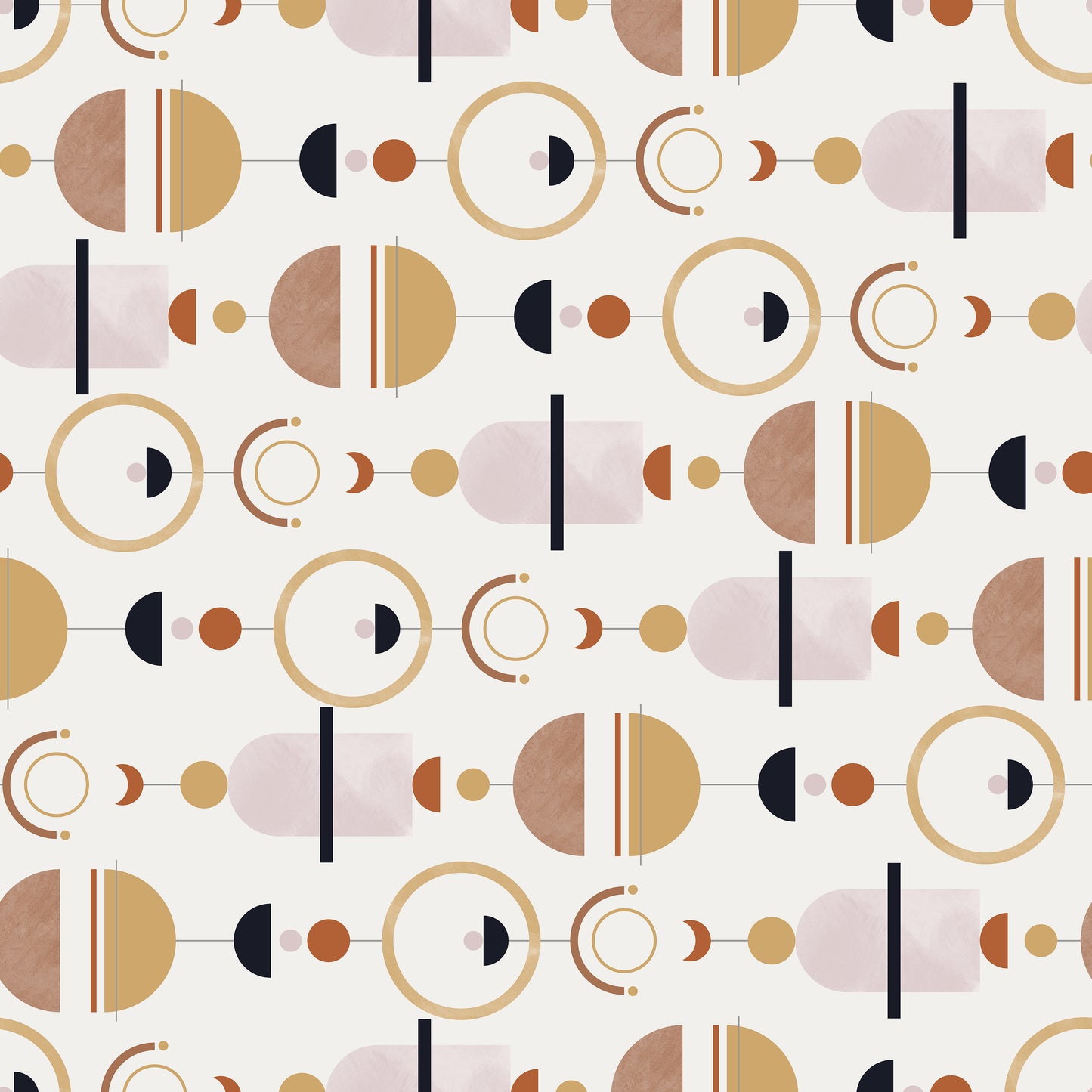 Abstract Symbols Shapes Vinyl Furniture Sticker