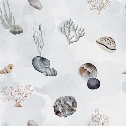 Underwater Sea Shells Coral Vinyl Furniture Sticker