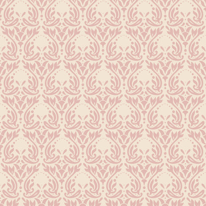 Dusty Pink Damask Pattern Self Adhesive Vinyl