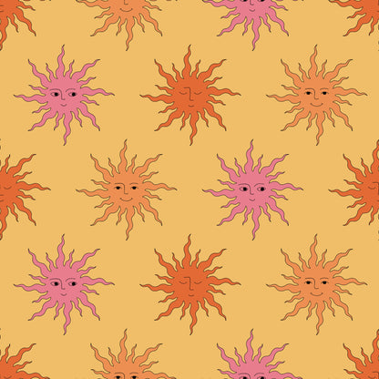 Sunburst Sunbeam Faces Self Adhesive Vinyl