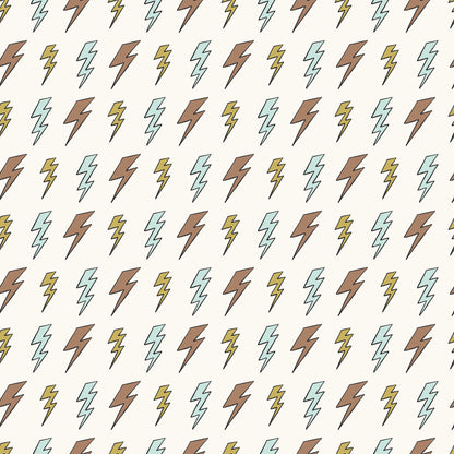 Mini Lightning Bolts Print Self Adhesive Vinyl