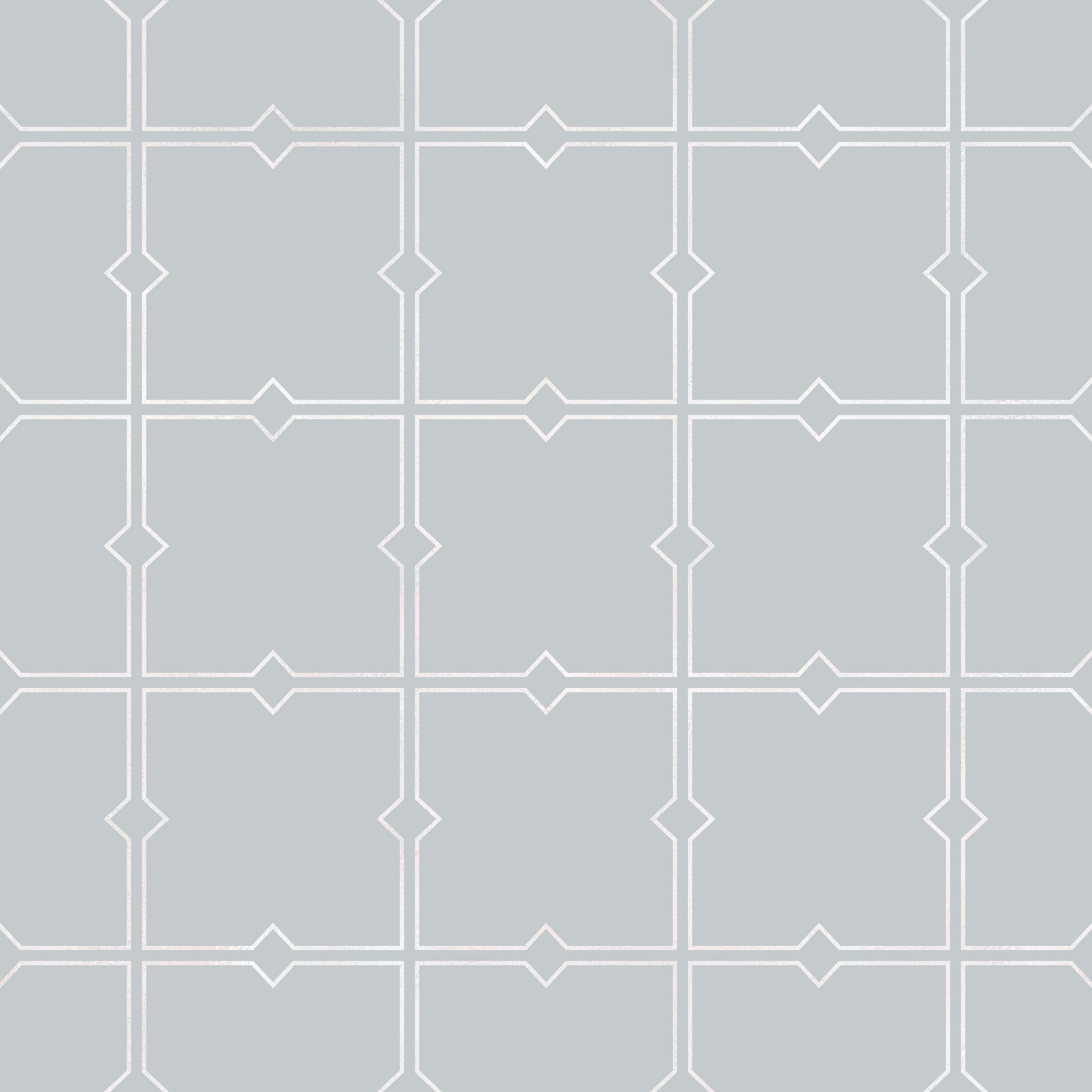 Grey Square Geometric Tile Pattern Self Adhesive Vinyl