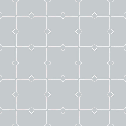 Grey Square Geometric Tile Pattern Self Adhesive Vinyl