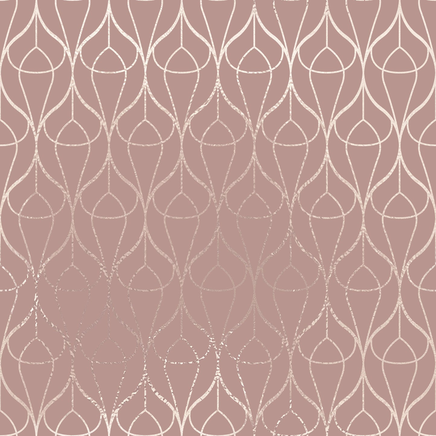 Pink Metallic Effect Line Baubles Self Adhesive Vinyl