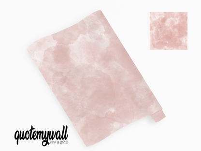 Baby Pink Watercolour Self Adhesive Vinyl